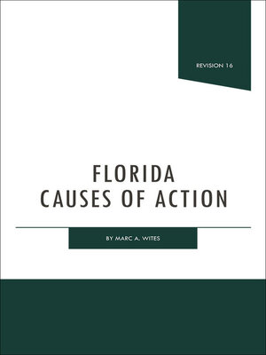cover image of Florida Causes of Action